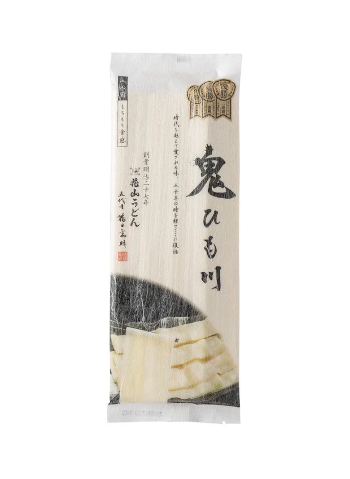 Hanayamaudon Onihimokawa Flat Udon Noodle 200G
