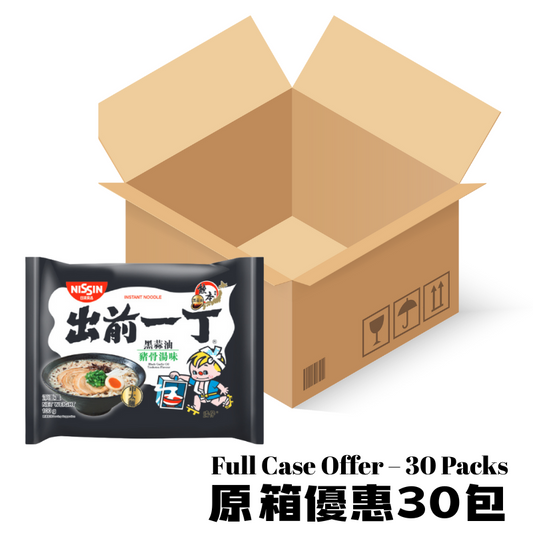 出前一丁- 湯麵[黑蒜油豬骨湯味] 100g (30包)