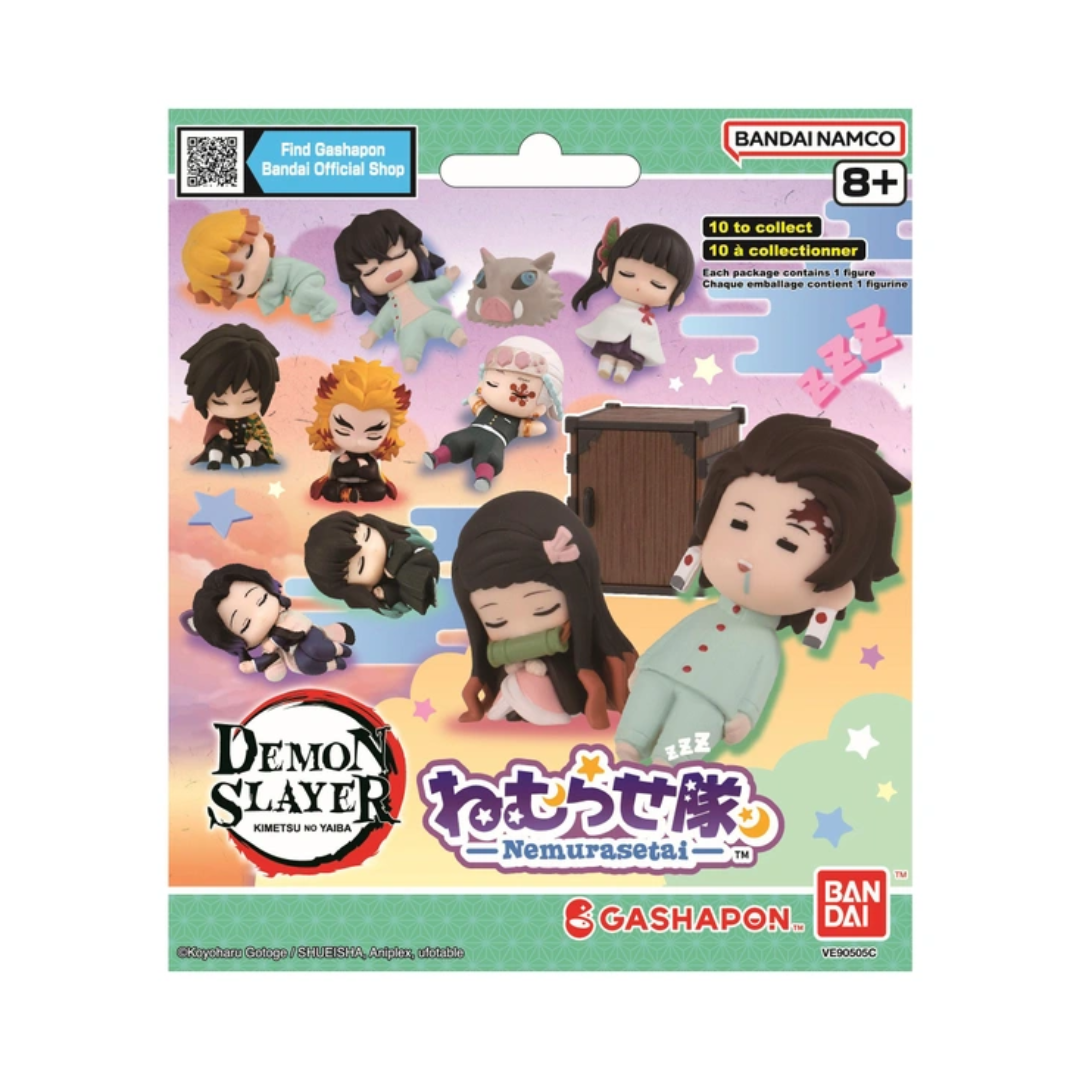 Demon Slayer Gashapon Nemurasetai Mini Figure Blind Pack
