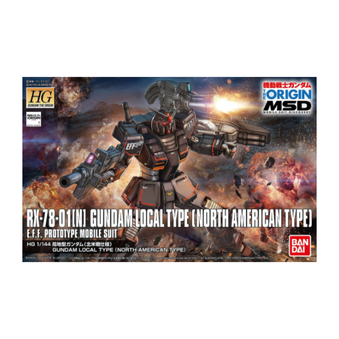 HG 1/144 RX-78-01[N] Gundam Local Type (North American Type)