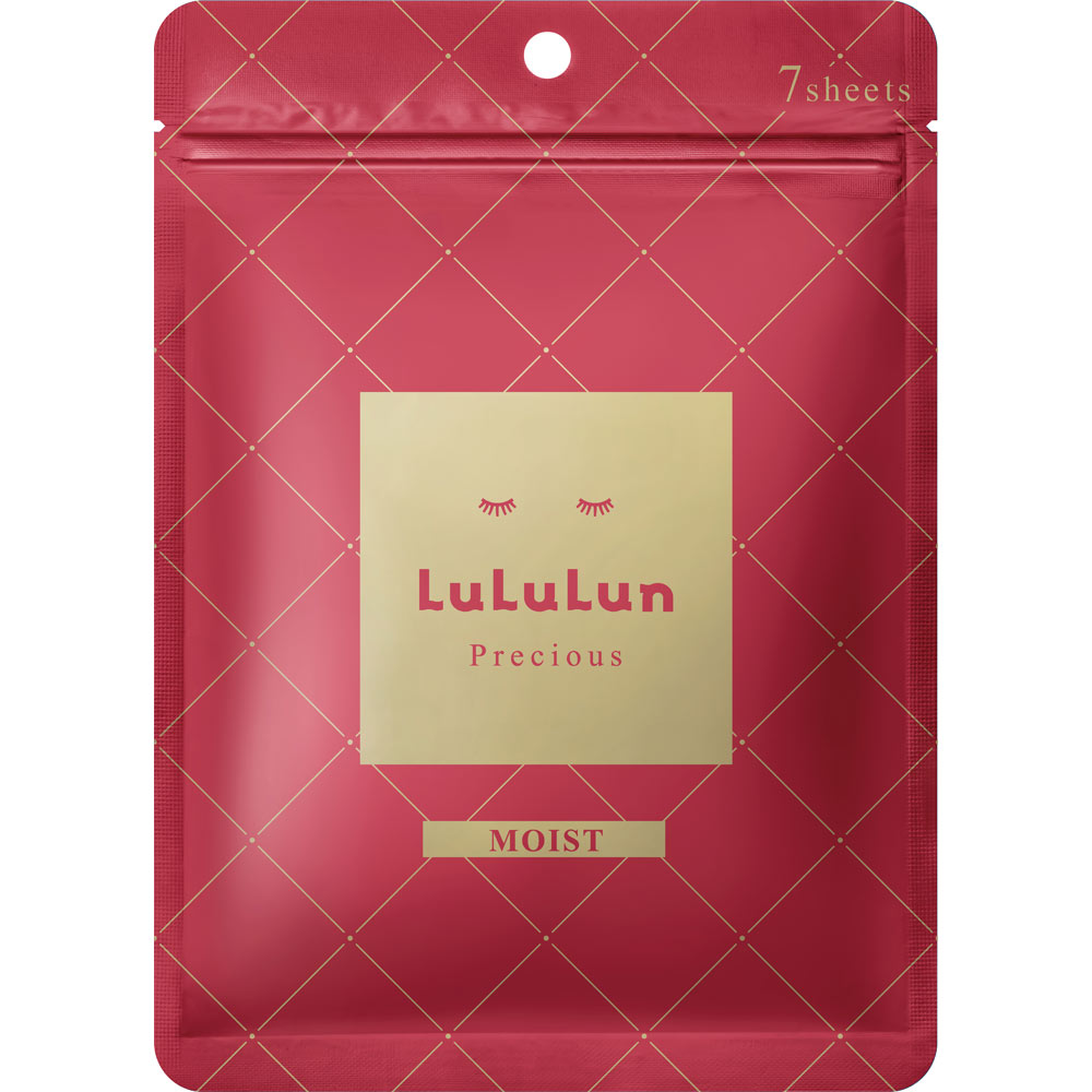 LULULUN- Precious Face Mask– [Red- Moisturizing] 7pcs
