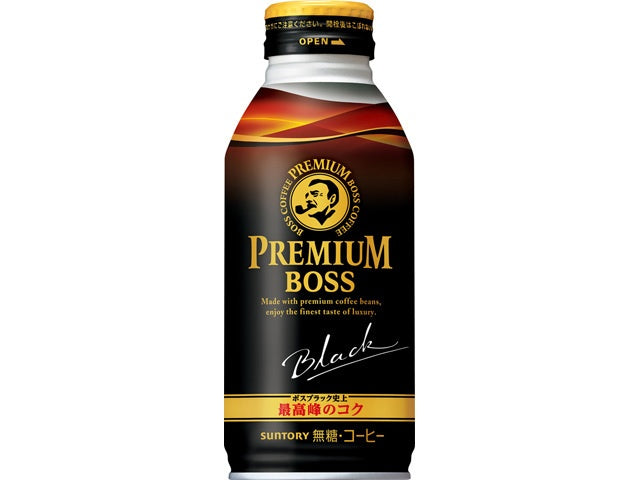 SUNTORY- Premium Boss 無糖黑咖啡 390g