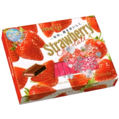 MEIJI STRAWBERRY CHOCOLATE 120G