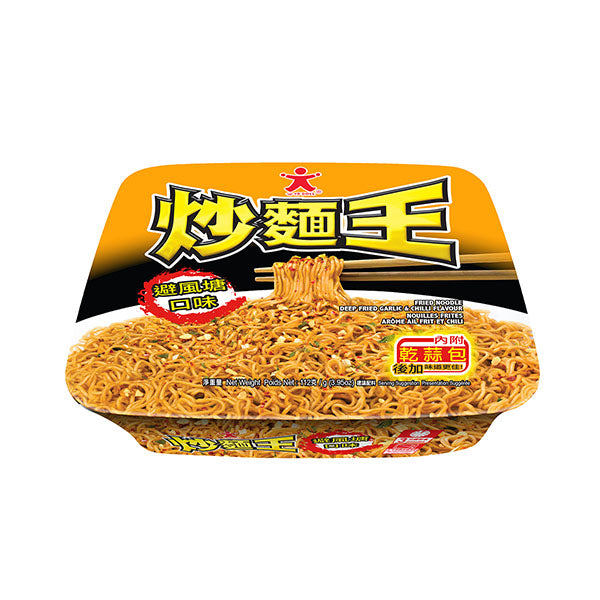 DOLL- Instant Bowl Fried Noodles [Deep Fried Garlic & Chilli] 120g