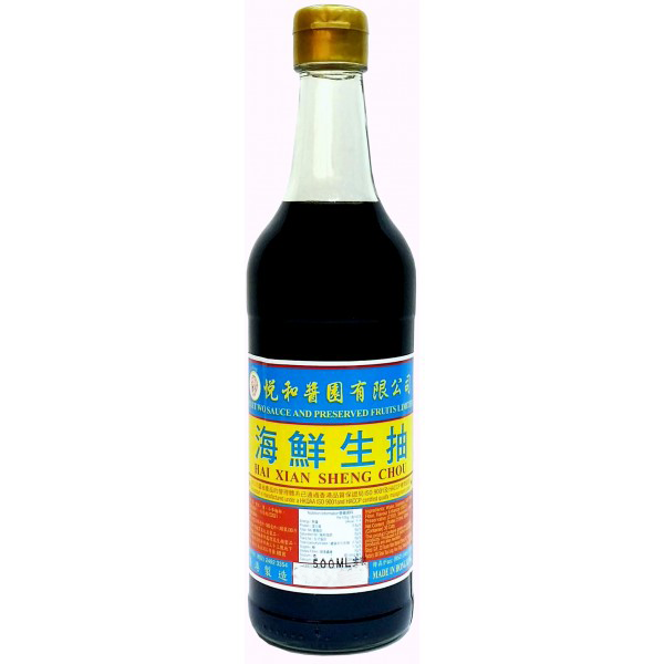 悅和 海鮮生抽 500 ml