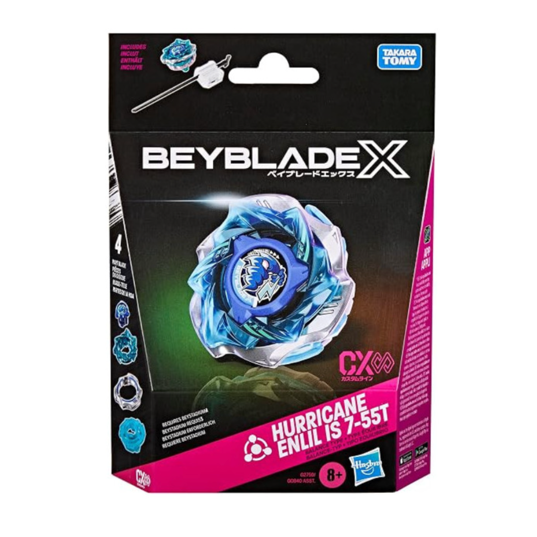 Beyblade X Hurricane Enlil IS 7-55T CX Infinity Starter Pack Set