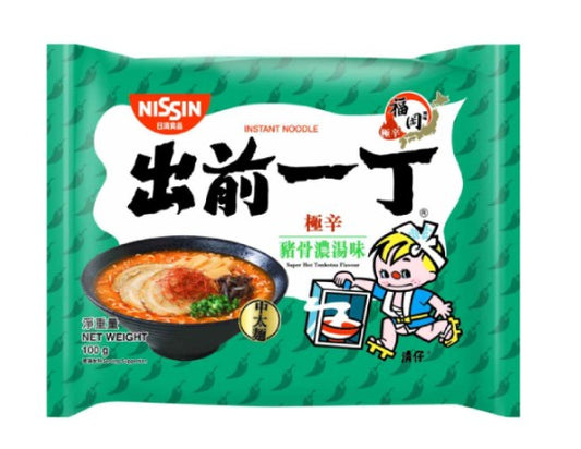 NISSIN- Demae Iccho Instant Noodles [Super Hot Tonkotsu Flavour] 5packs