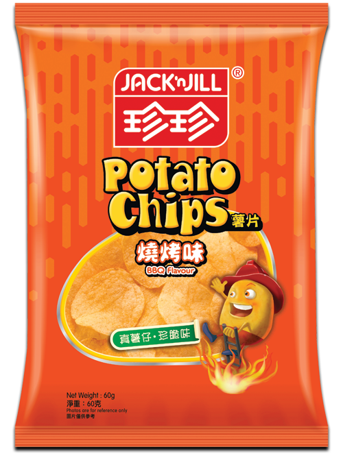 JACK ‘n JILL Potato Chips (BBQ Flavour) 60G