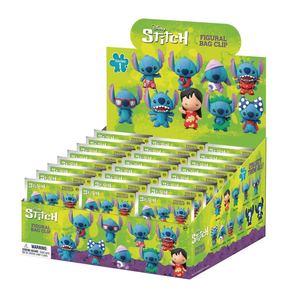 Lilo & Stitch 3D PVC Bag Clips Series 1 Blind Pack