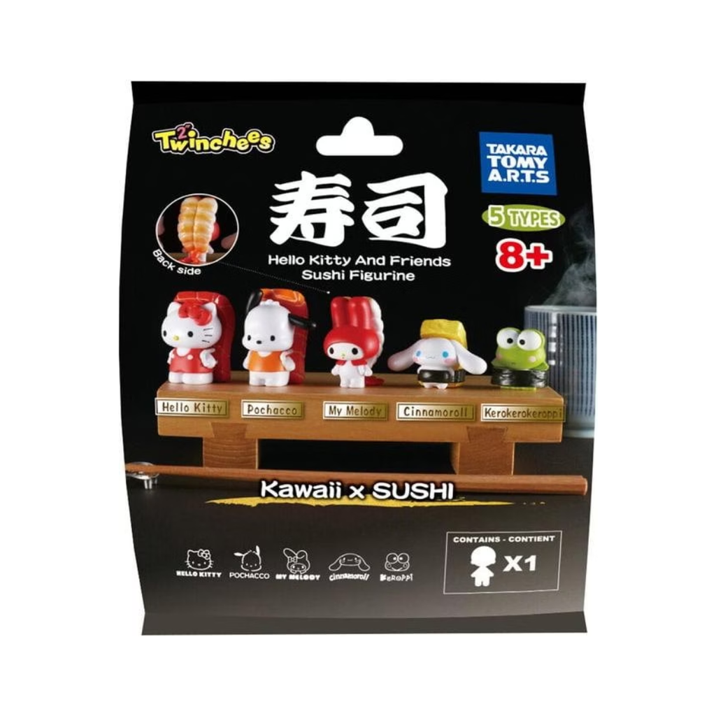 Sanrio Twinchees Mini Figures Hello Kitty & Friends Sushi Kawai 5 cm Blind Pack