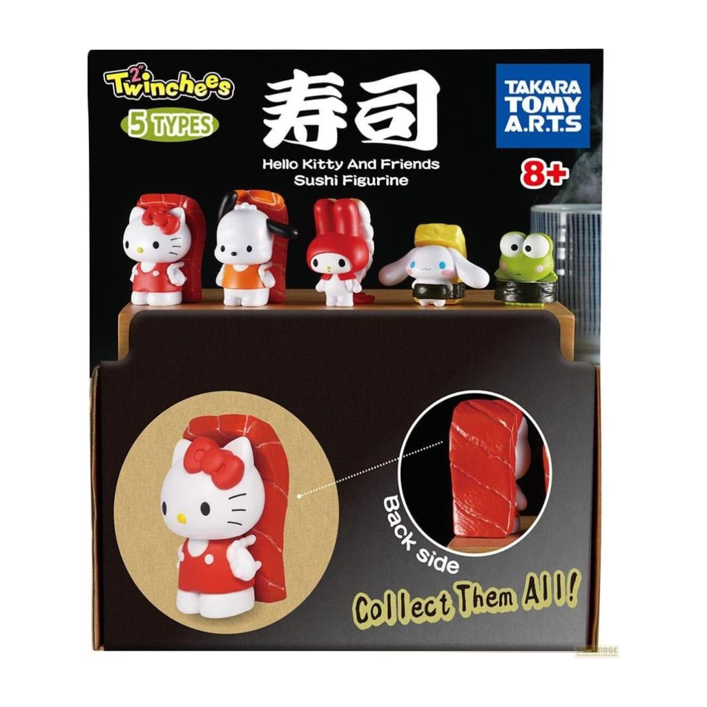 Sanrio Twinchees Mini Figures Hello Kitty & Friends Sushi Kawai 5 cm Blind Pack