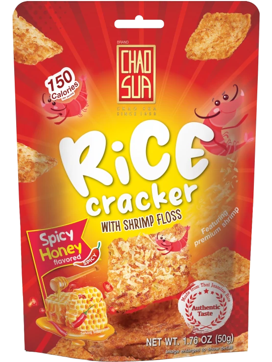 CHAO SUA- 一口米餅 [辣味蜂蜜蝦] 50g