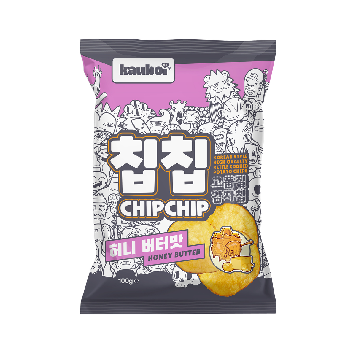 KAUBOI- Chip Chip薯片 [蜂蜜牛油味] 100g