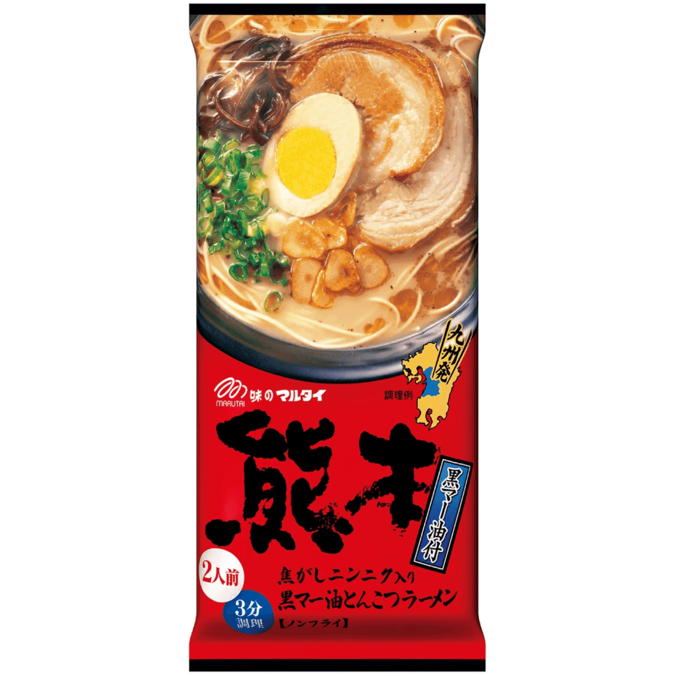MARUTAI - Kumamoto Black Sesame Pork Ramen 186g (2 Servings)