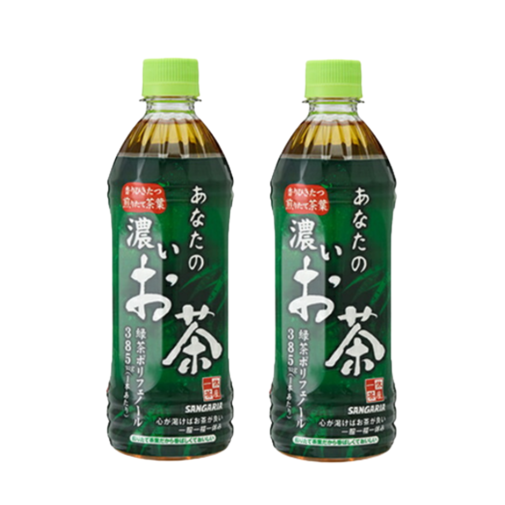 SANGARIA新加利亞- 特濃無糖綠茶500ml X2 (BBD : 31/5/2025)
