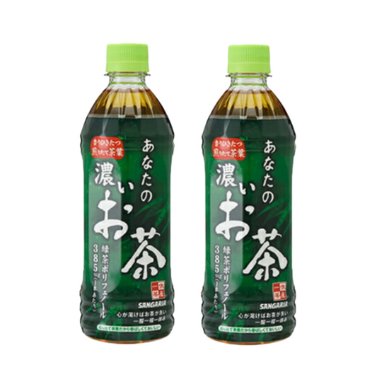 SANGARIA新加利亞- 特濃無糖綠茶500ml X2 (BBD : 31/5/2025)