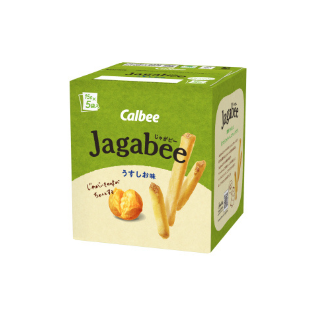 卡樂B- Jagabee 鹽味薯條 75g (5包裝)