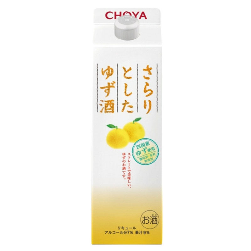 CHOYA- 香滑柚子酒1000ml