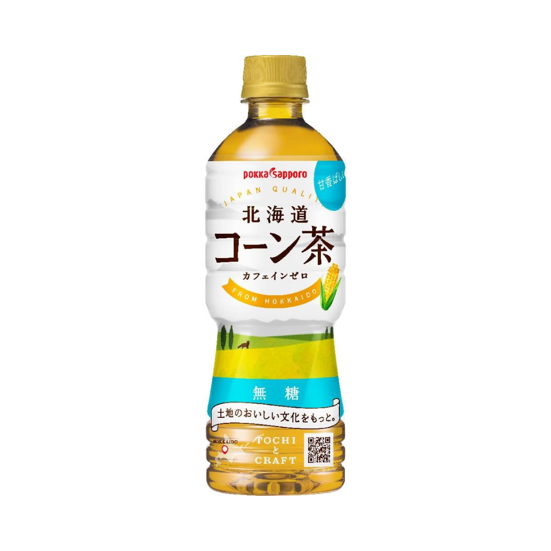 POKKA SAPPORO- Hokkaido Unsweetened Corn Tea 525ml