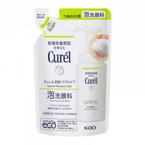 CUREL– Sebum Trouble Care Foam Cleanser (Refill) 130ml