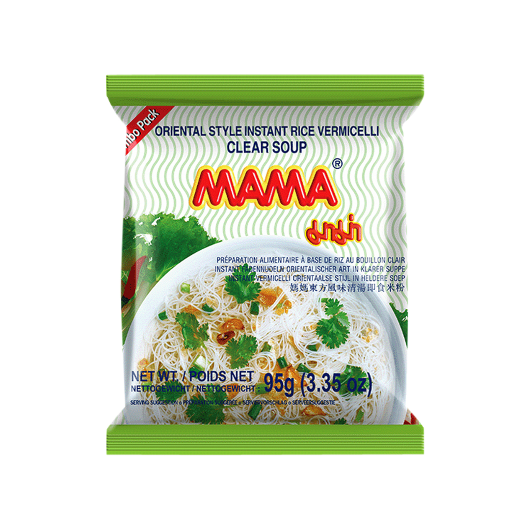 MAMA- Clear Soup Jumbo Instant Rice Vermicelli (5 Packs)
