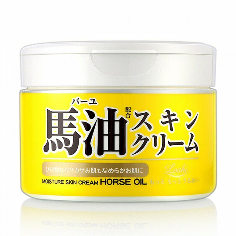 LOSHI- Moist Aid Horse Oil Face Cream [Yellow] 220g