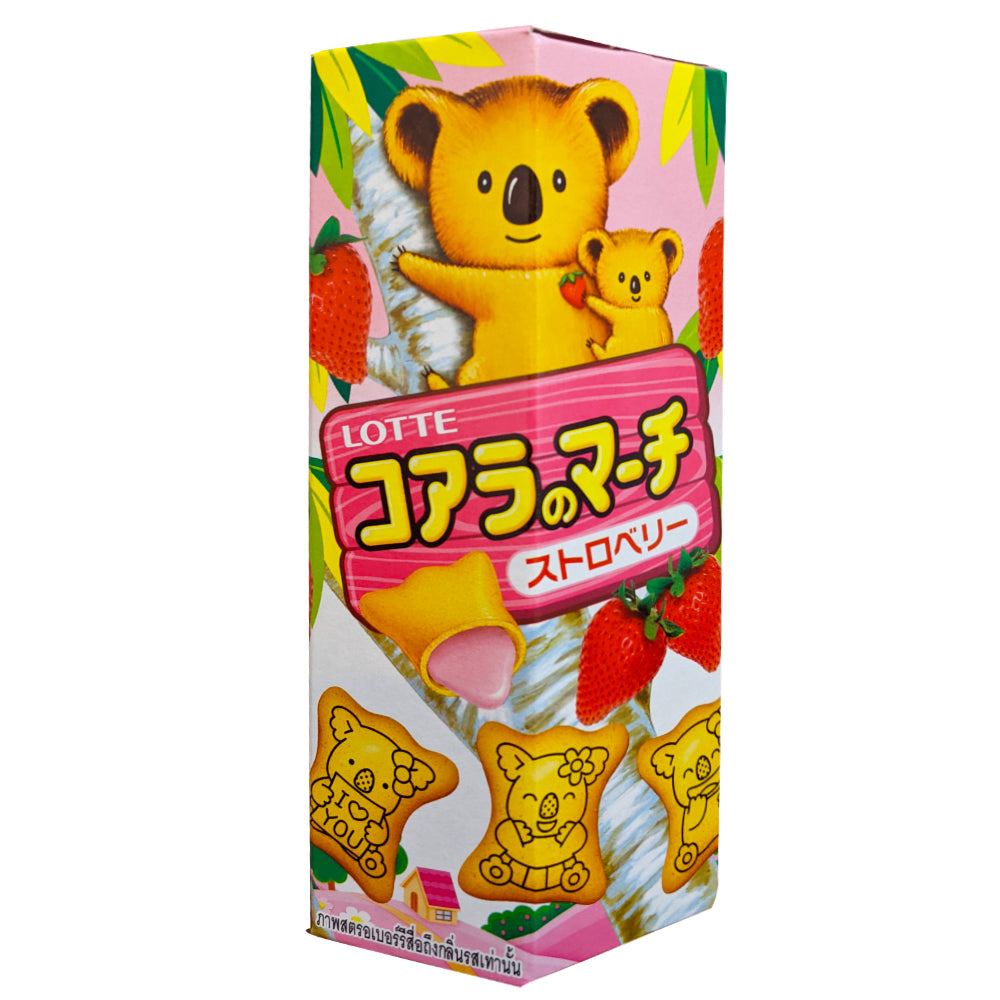 LOTTE- Koala March Biscuits [Strawberry] 48g  *JAP Edition(BBD : 31/7/2025)