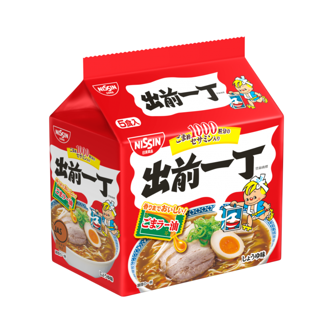 NISSIN- Demae Iccho Instant Noodles (Sesame Oil Flavour) *JAP Edition (5 Packs)