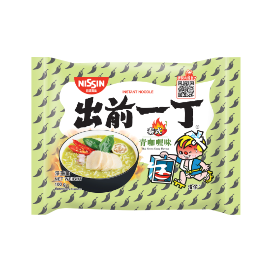 港版出前一丁- 湯麵[泰式青咖哩味]  (5包) 100g*5