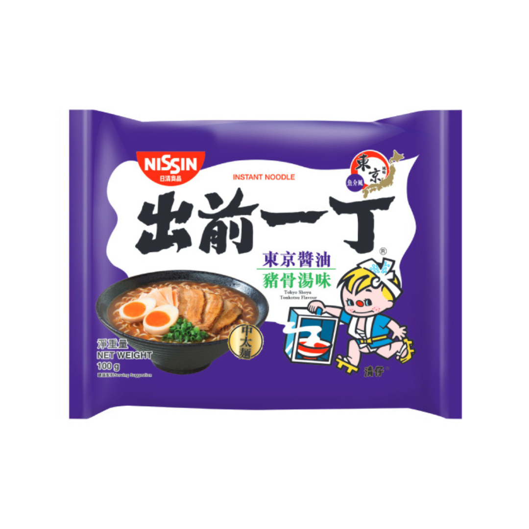 港版出前一丁- 湯麵[東京醬油豬骨味]  (5包) 100g*5