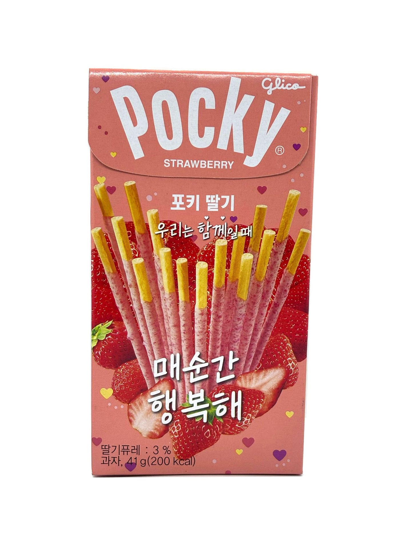 GLICO- Pocky Chocolate Biscuit Sticks [Strewberry] *KOR Edition 41g