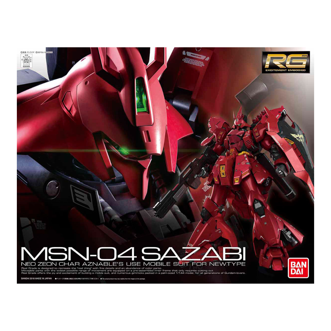 RG 1/144 029 MSN-04 Sazabi