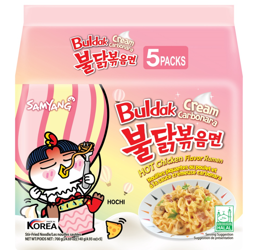 Samyang Buldak Spicy Ramen [Cream Carbonara Flavour]