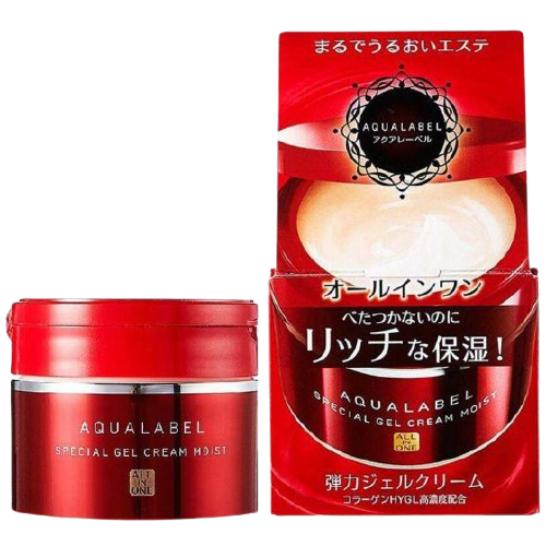 SHISEIDO資生堂- 水之印 五合一膠原彈力高保濕霜[紅]90g