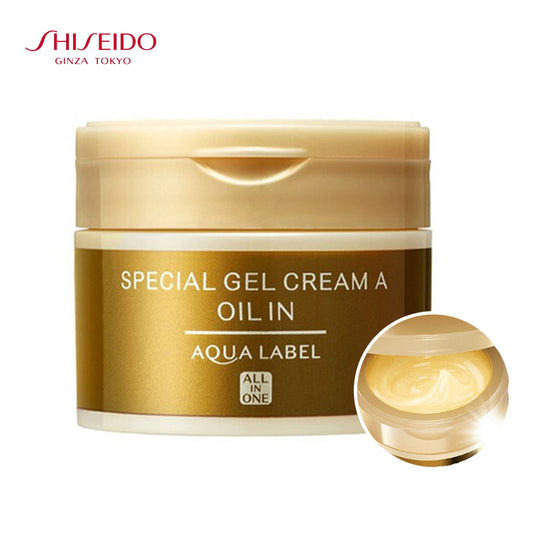 SHISEIDO- AQUALABEL Special Gel Cream Moist All-in-one Facial Moisturizer[Gold-Oil in] 90g