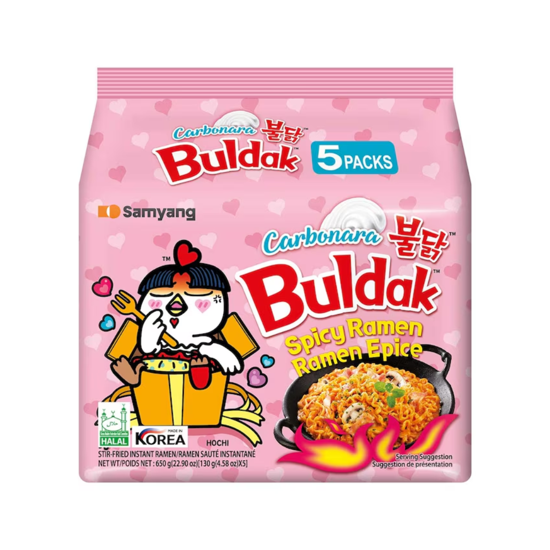 三養SAMYANG-辣雞撈麵[卡邦尼味] 5包裝