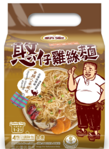 新宏- 憨仔雞絲麵[當歸人蔘風味]268g (4個裝)