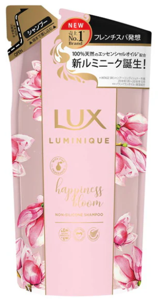LUX- Luminique無矽靈精油洗頭水 [粉紅色柔順輕盈] 350g (補充裝)