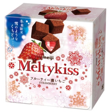 MEIJI- Meltykiss Chocolate [Strawberry] 53g