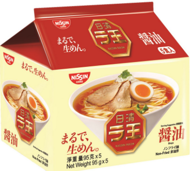 NISSIN- Raoh Ramen [Soy Sauce Flavour] 5packs