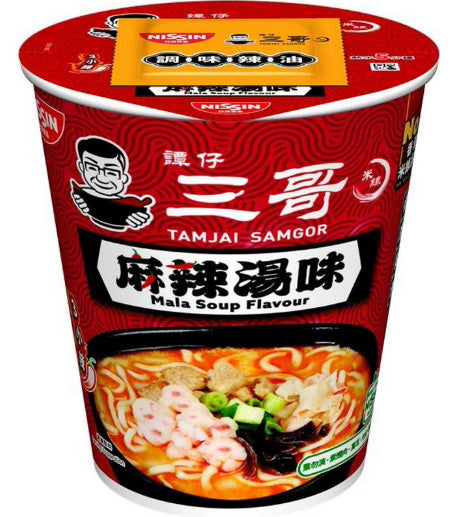 NISSIN x TamJai Samjor Mala Spicy Cup Noodles 71g