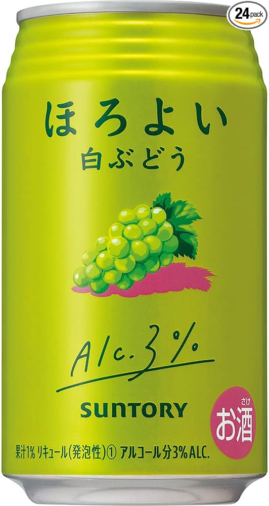 Suntory Horoyoi Cocktail White Grape Flavour 350ml