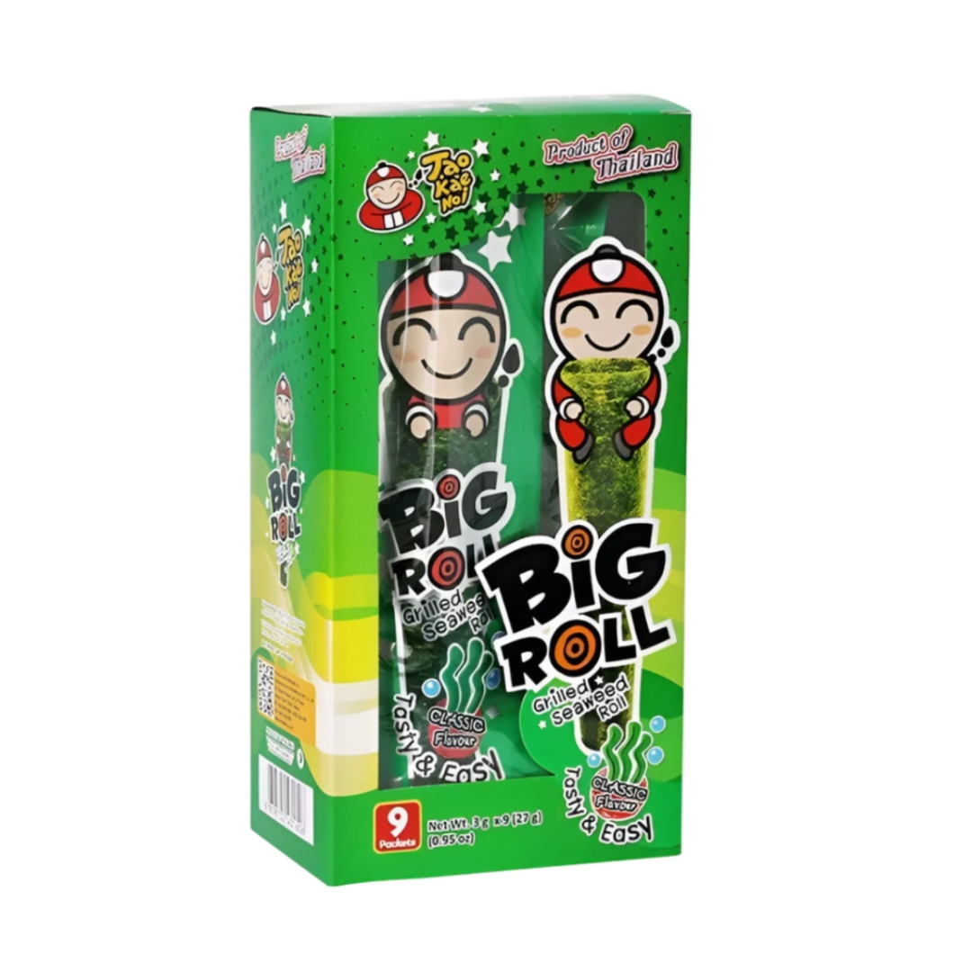 TAOKAENOI- BIG ROLL Grilled Seaweed Roll (Original Flavour) 9 packs