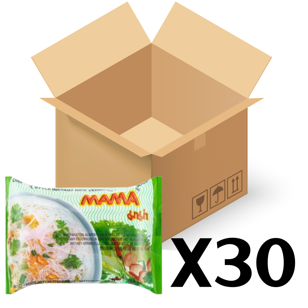 MAMA- Clear Soup Instant Rice Vermicelli (30 Packs)