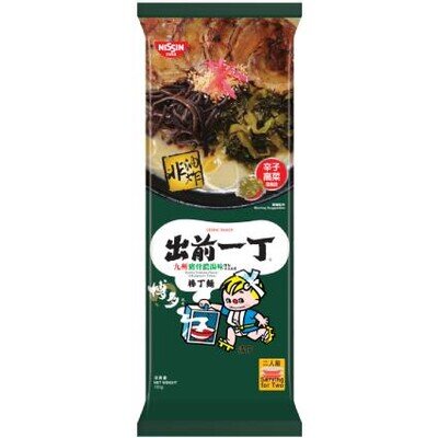 NISSIN- Demae Iccho Bar Noodle [Tonkotsu Flavour with Japanese Takana] (1 pack) 181g