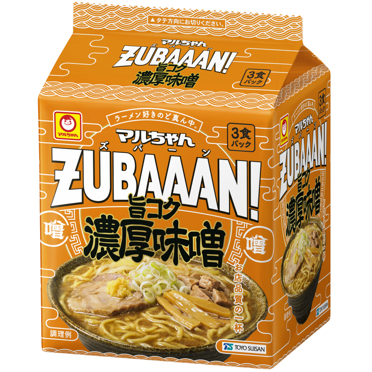 東洋水產- ZUBAAAN湯麵 [濃厚味噌味] 3包裝