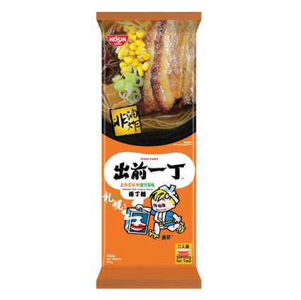 NISSIN-Demae Iccho Bar Noodle [Hokkaido Miso Tonkotsu Flavour] (1 pack) 181g