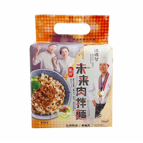 溫國智×小夫妻拌麵-麻辣未來肉拌麵 424g (4個裝)